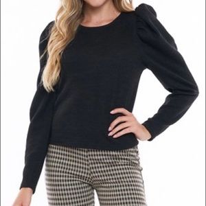 Puff Shoulder Sweater